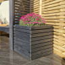 Square Contemporary Planter Black