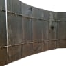 Grey Log Edging Roll 120cm