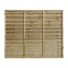Grange Superior Pressure Treated Lap Panel Green 6ft x 5ft (1.83m x 1.5m)