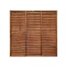 Grange Superior Pressure Treated Lap Panel Dark Brown 6ft x 6ft (1.83m x 1.8m)