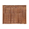 Grange Superior Pressure Treated Lap Panel Dark Brown 6ft x 5ft (1.83m x 1.5m)