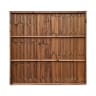 Grange Pressure Treated Standard Featheredge Dark Brown 6ft x 6ft (1.83m x 1.8m)