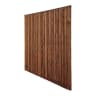 Grange Pressure Treated Standard Featheredge Dark Brown 6ft x 6ft (1.83m x 1.8m)