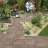 Marshalls Heritage Paving Slab 450 x 450 x 38mm 8.9m² Weathered York  