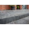 Marshalls Keykerb KS Bullnosed External Angle 127 x 127 x 125mm Charcoal