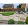 Natural Paving Single Size Flagstones 290 x 290mm Golden Fossil 19.7m²