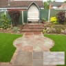 Natural Paving Circle Kit 2 Ring 2400mm Diameter Harvest