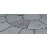 Natural Paving Circle Kit 2 Ring 2400mm Diameter Promenade