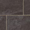 Vitripiazza Di Pietra Porcelain Flagstones 1200 x 600 x 20mm Nero