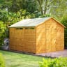 Power Sheds 10 x 10 Power Apex Double Door Security Shed