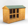 Power Sheds 10 x 4 Power Apex Potting Shed Combi including 4ft Side Store