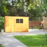 Power Sheds 10 x 4 Power Pent Double Door Garden Shed