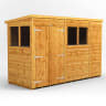 Power Sheds 10 x 4 Power Pent Double Door Garden Shed