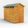 Power Sheds 10 x 4 Power Apex Double Door Security Shed