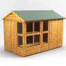 Power Sheds 10 x 6 Power Apex Potting Shed Combi including 4ft Side Store