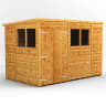 Power Sheds 10 x 6 Power Pent Double Door Garden Shed