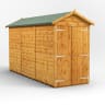 Power Sheds 12 x 4 Power Apex Windowless Double Door Garden Shed