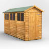Power Sheds 12 x 4 Power Overlap Apex Garden Shed