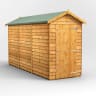 Power Sheds 12 x 4 Power Overlap Apex Windowless Garden Shed