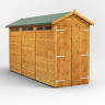 Power Sheds 12 x 4 Power Apex Double Door Security Shed