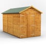 Power Sheds 12 x 6 Power Apex Windowless Double Door Garden Shed