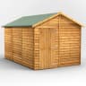 Power Sheds 12 x 8 Power Overlap Apex Windowless Garden Shed