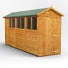 Power Sheds 14 x 4 Power Apex Garden Shed