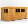 Power Sheds 14 x 6 Power Pent Double Door Garden Shed