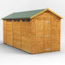 Power Sheds 14 x 6 Power Apex Security Shed