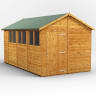 Power Sheds 14 x 8 Power Apex Garden Shed