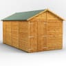 Power Sheds 14 x 8 Power Apex Windowless Double Door Garden Shed