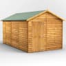 Power Sheds 14 x 8 Power Overlap Apex Windowless Garden Shed