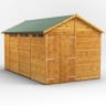 Power Sheds 14 x 8 Power Apex Double Door Security Shed