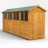 Power Sheds 16 x 4 Power Apex Garden Shed