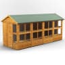 Power Sheds 16 x 6 Power Apex Double Door Potting Shed