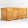 Power Sheds 16 x 6 Power Overlap Pent Windowless Garden Shed