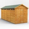 Power Sheds 16 x 6 Power Apex Security Shed