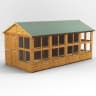 Power Sheds 16 x 8 Power Apex Double Door Potting Shed