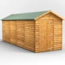 Powersheds 8 x 6 Overlap Apex Windowless Garden Shed