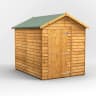 Powersheds 8 x 6 Overlap Apex Windowless Garden Shed
