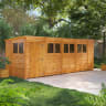 Powersheds 8 x 6 Overlap Pent Garden Shed