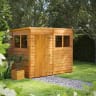 Powersheds 8 x 6 Overlap Pent Garden Shed