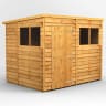 Powersheds 8 x 6 Overlap Pent Garden Shed