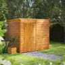Powersheds 8 x 6 Overlap Pent Windowless Garden Shed