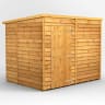 Powersheds 8 x 6 Overlap Pent Windowless Garden Shed