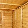Powersheds 8 x 6 Overlap Pent Windowless Garden Shed