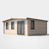 Power Sheds 16 x 18 Power Chalet Log Cabin Doors to the Right 44mm