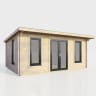 Power Sheds 18 x 10 Power Pent Log Cabin Doors Central 44mm