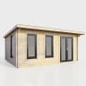 Power Sheds 18 x 10 Power Pent Log Cabin Doors to the Right 44mm
