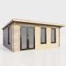 Power Sheds 18 x 12 Power Pent Log Cabin Doors to the Left 44mm